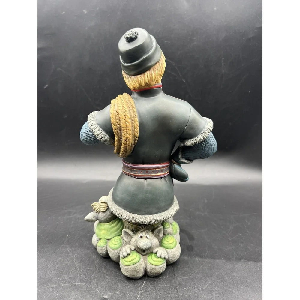 Disney Showcase Grand Jester Studios Kristoff With Trolls Statue Frozen